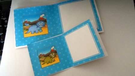 3D Top Drawer Cards Bumper Kit  -  Cute Dinosaurs Sly, Tooth, Deviant & Fetch by Jean-Marie Penny