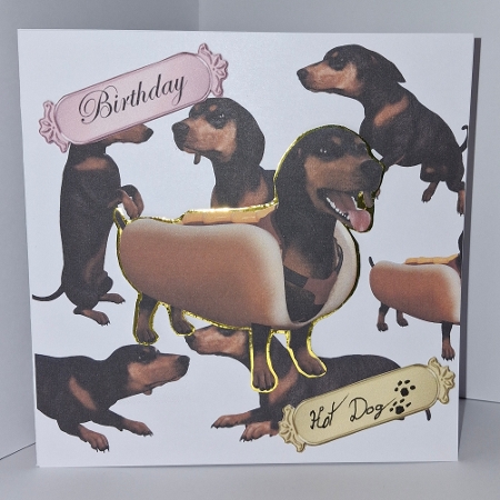 6 Dachshund Dog Poser Tubes 1 by Jean-Marie Penny