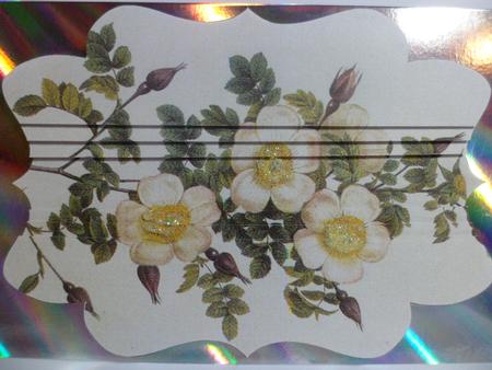 Dog Rose Bracket Side Stackers by Jean-Marie Penny