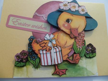 Vintage Easter Duck by Jean-Marie Penny