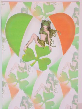St Patricks Day Heart Step by Step by Jean-Marie Penny