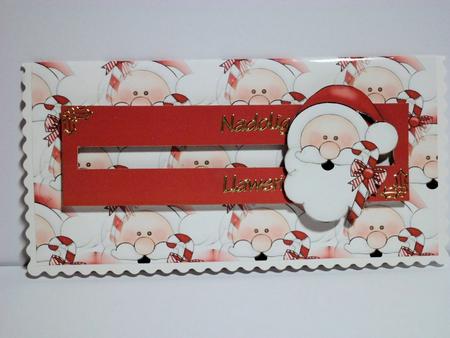 Santa Head Red by Jean-Marie Penny