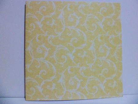 Leafy Scrolls in Cream by Jean-Marie Penny
