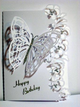 Pansy over the edge card by Jean-Marie Penny