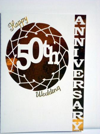 50th Anniversary Card by Jean-Marie Penny