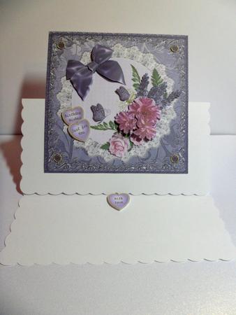 Floral Square Frame by Jean-Marie Penny