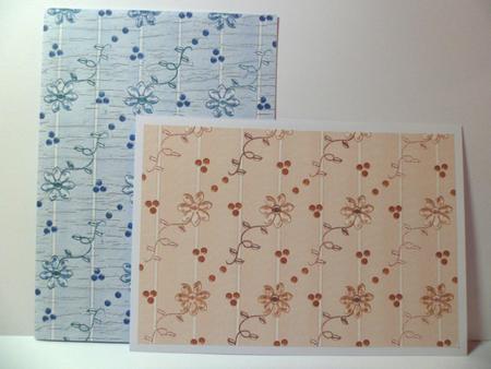 12 A4 Flower and Stripe Bcking Papers by Jean-Marie Penny