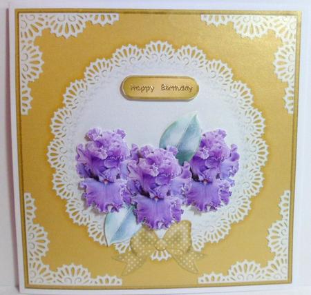 Build a Flower Bearded Iris Lilac by Jean-Marie Penny