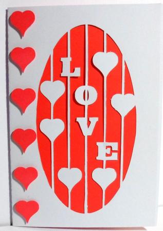Love Heart Frame Card by Jean-Marie Penny
