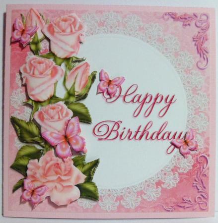 Pink Roses and Lace Step by Step by Jean-Marie Penny