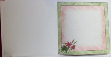 8x8 Pink Tiger Lilies Insert Plate by Jean-Marie Penny