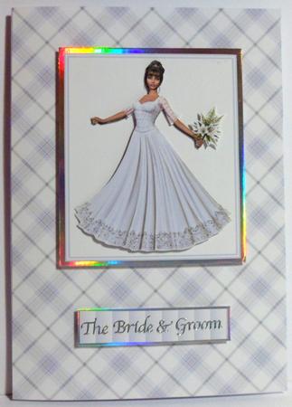 Beautiful Lady Toppers. Ribbon & Backing Paper by Jean-Marie Penny