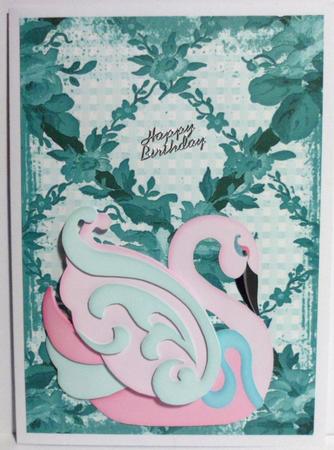 Swan 2 3D Decoupage Sheet by Jean-Marie Penny