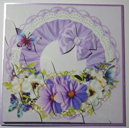 Purple Splendor Side Stacker by Jean-Marie Penny