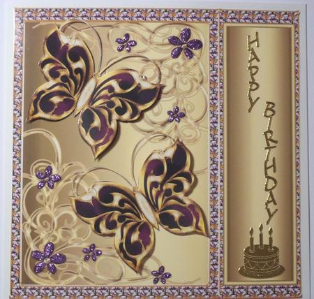 Happy Together Large Topper with Butterflies 1 by Jean-Marie Penny