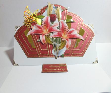 Lily and Rose Decoupage by Jean-Marie Penny