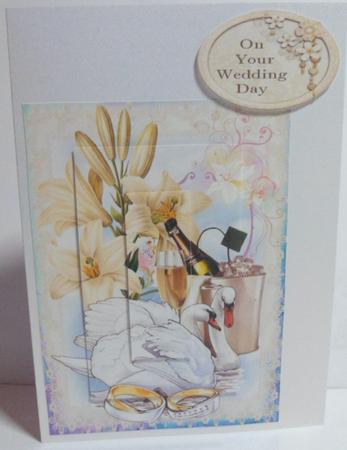 Swans Wedding/anniversary Pyramid by Jean-Marie Penny