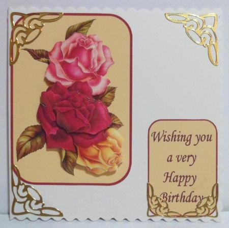 Smell the Roses Decoupage Sheet by Jean-Marie Penny