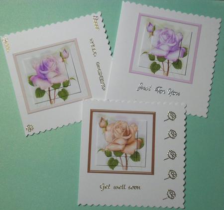 Birthday Rose Pyramid Toppers by Jean-Marie Penny