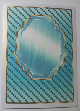 Dotty Card Fronts with Gold Borders by Jean-Marie Penny