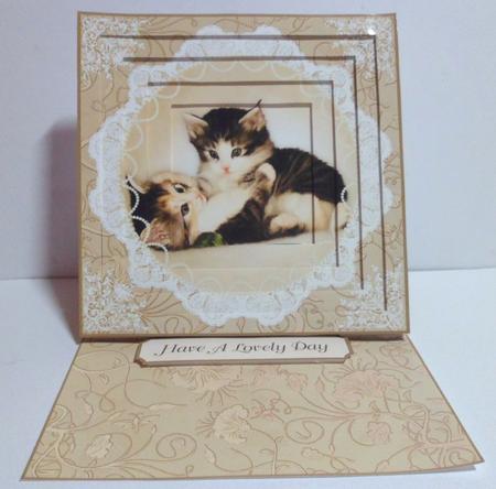 Lace & Pearls Kittens #2 by Jean-Marie Penny