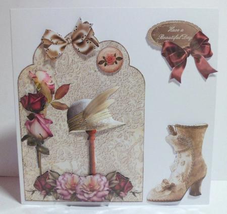 Scallop Arch Topper - Roses & Lace by Jean-Marie Penny