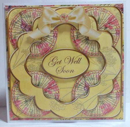 Lemon Sweetpea Get Well Soon 8in 3D Rosette Kit by Jean-Marie Penny