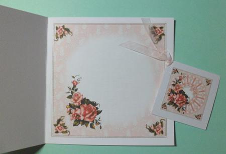 8x8 It's All About the Roses Insert Plate by Jean-Marie Penny