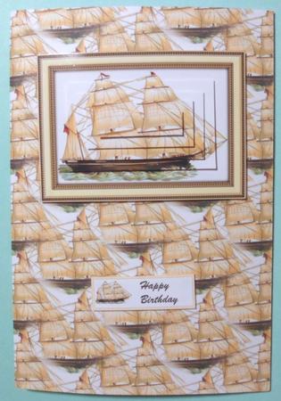 Sailing Ship Topper & Pyramid by Jean-Marie Penny
