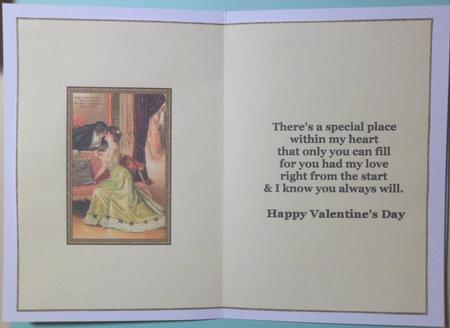 A Romantic Evening Card Insert by Jean-Marie Penny