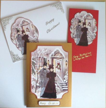 Victorian Christmas Plaques by Jean-Marie Penny