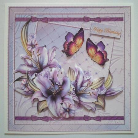 Mini Kit Winter Lillies and Butterflies by Jean-Marie Penny