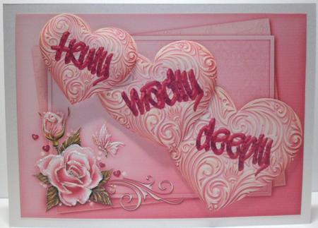 Truly Madly Deeply - Pink for Wedding, Valentine & Romance by Jean-Marie Penny