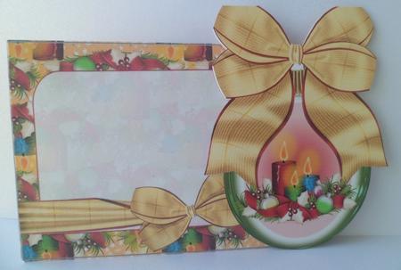 Bauble-shape Gift Card Kit - Gold Candles by Jean-Marie Penny