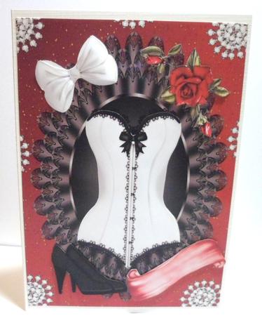 Ladies Gothic Basque & Shoes by Jean-Marie Penny