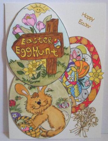 Easter Egg Hunt-bookmarks & Digi Stamps by Jean-Marie Penny
