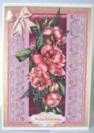 Beautiful Glory Roses and Lace by Jean-Marie Penny