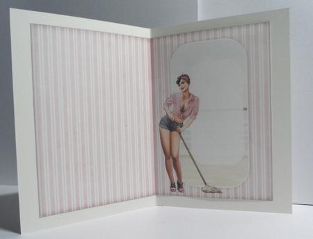 1950's Pin Up Girl Alice May (pink) Insert by Jean-Marie Penny