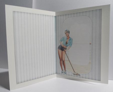 1950's Pin Up Girl Alice May (light Blue) Insert by Jean-Marie Penny