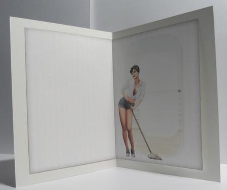 1950's Pin Up Girl Alice May (white) Insert by Jean-Marie Penny