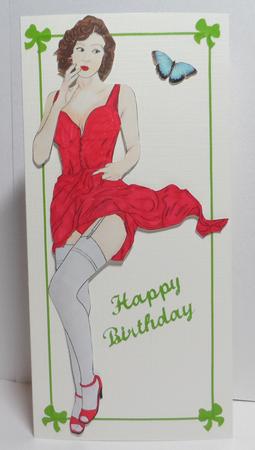 1950's Pin Up Girl Eva Grace Digital Stamp by Jean-Marie Penny