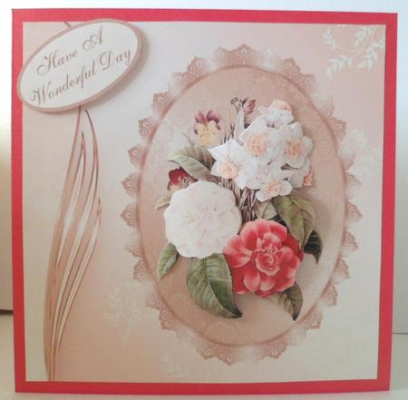 Spring Bouquet 6x6 Card Front by Jean-Marie Penny
