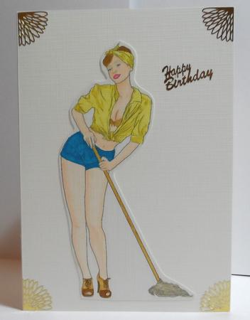 1950's Pin Up Girl Alice May Digi Print by Jean-Marie Penny