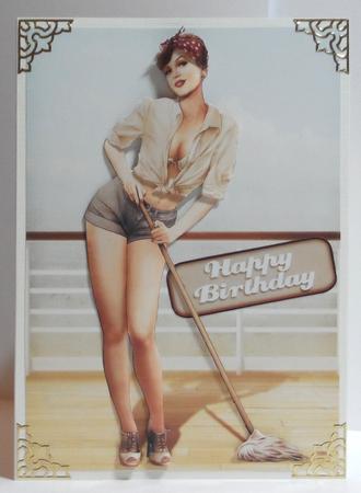 1950's Pin Up Girl Alice May (retro) by Jean-Marie Penny