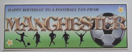 Football Fan from - Manchester by Jean-Marie Penny