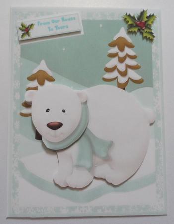 Pola Bears Greeting by Jean-Marie Penny