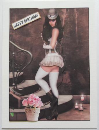 Vivacious Vicky 2. Envelope Card with 3D Elements by Jean-Marie Penny