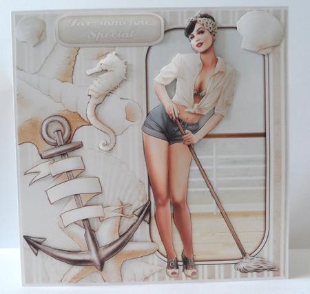 1950's Pin Up Girl Alice May Mini Kit (cream) by Jean-Marie Penny