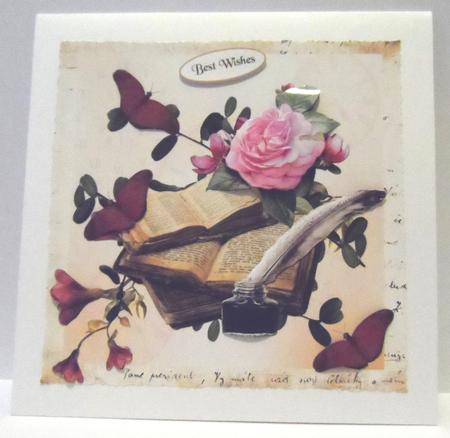 Treasures of Life Book Card Topper & Decoupage by Jean-Marie Penny