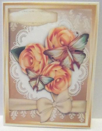 Lovely Apricot Fantasy Roses by Jean-Marie Penny